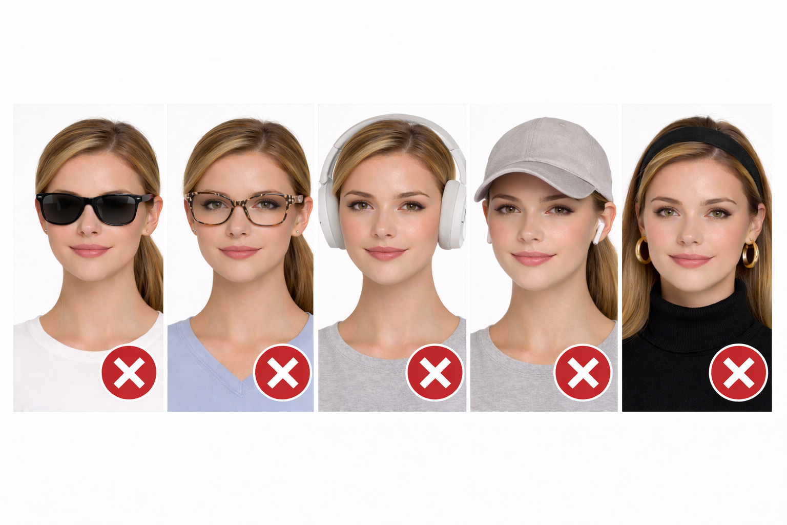 passport photo accessories rules