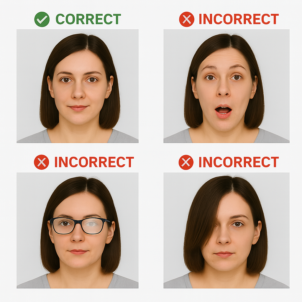 DV lottery photo common mistakes 