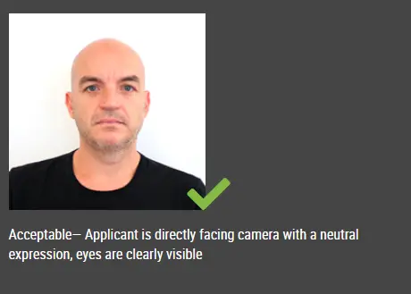 acceptabelt pasfoto