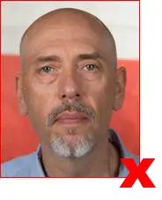 Unacceptable passport photo