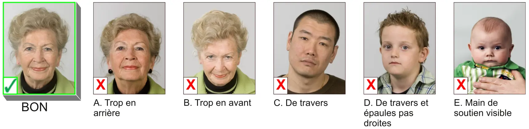 Belgium passport photo