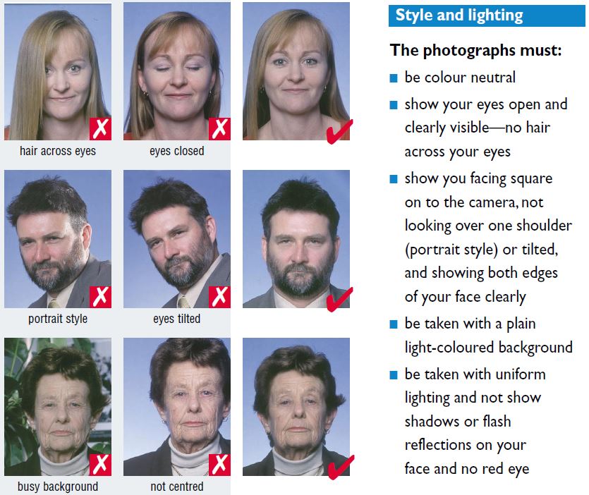 Brazil passport photo