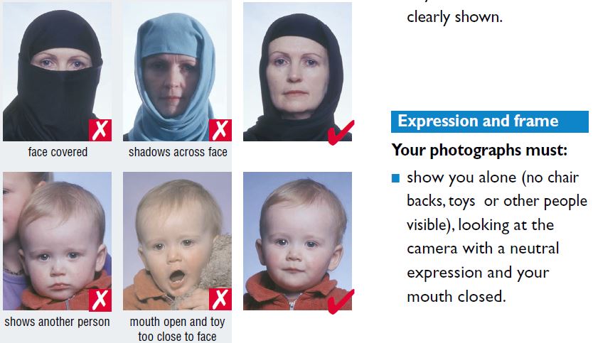 Brazil passport photo