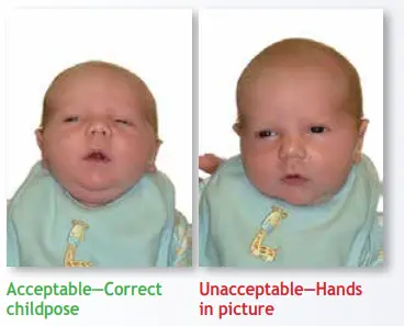 Canada children passport photo