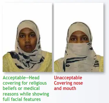 Canada passport photo