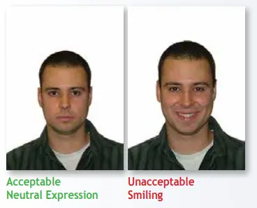Canada passport photo