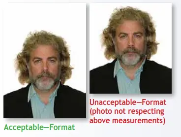 Canada passport photo