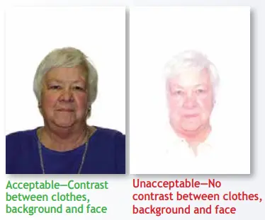 Canada passport photo