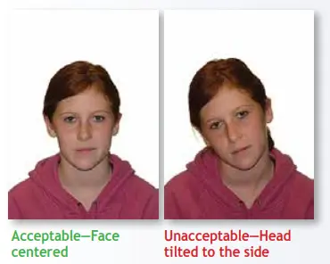 Canada passport photo