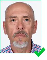 Denmark passport photo