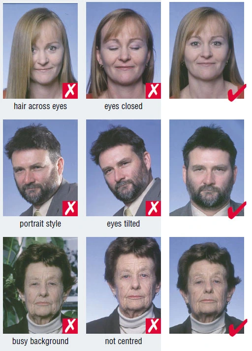 Norway passport photo