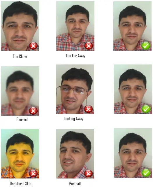 Pakistani passport photo