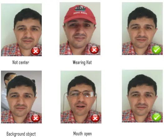 Pakistani passport photo