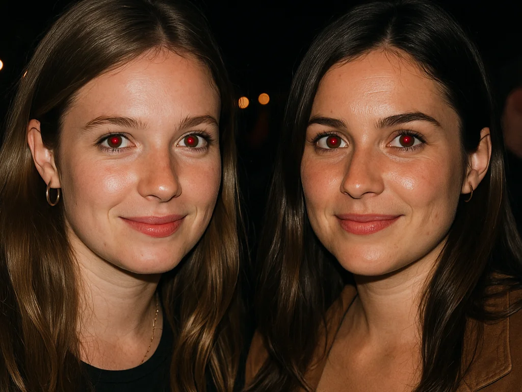 سرخ آنکھ کا نمونہ
